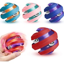 Wanglm Stil 8 Parmak Ucu Anti Oyuncak Dönen Toplar Dönen Fasulye Fidget Oyuncaklar Eğitici Rotasyon Rölyef Spin Boncuk Bulmacalar (Yurt Dışından)