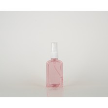 Ervo Group Ticaret 50 ML KARE PET BEYAZ SPREY FISFISLI HEDİYELİK KOLONYA ŞİŞESİ 20 ADET