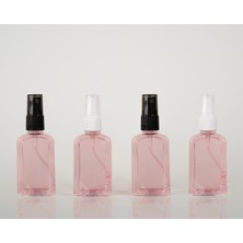 Ervo Group Ticaret 50 ML KARE PET BEYAZ SPREY FISFISLI HEDİYELİK KOLONYA ŞİŞESİ 20 ADET