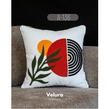 Dekoratif Kırlent & Pinterest Kırlent & Keten Kumaş - Nakış Işleme & A136