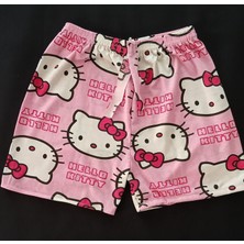 Hello Kitty Desenli Yazlık Şort- BK1010004