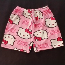 Hello Kitty Desenli Yazlık Şort- BK1010004