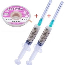 Elektronik Anakart Enteğre Vs Flux Lehim Toplama Yüzey Temizleme Fitili 2,0mm SETI01