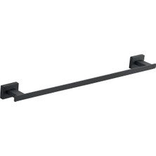 Atena Havluluk, Uzun, 45 cm - Mat Siyah