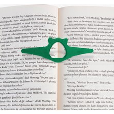 Kitap Okuma Yüzüğü Kedi Modelli – Yeşil