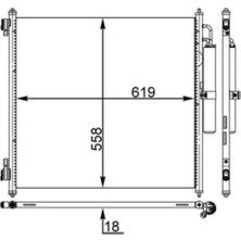 Mahle-Knecht-Behr AC37000S Klıma Radyatoru Defender L663 19 R.r 4 Vogue L405 12 R.r Sport 2 L494