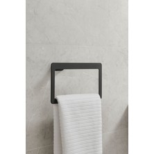 Pirenei Havluluk, Yuvarlak, 23CM - Mat Siyah