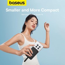 Baseus Magsafe Mini 30W 10.000 Mah Type-C Kablolu Kablosuz Şarjlı Powerbank Siyah