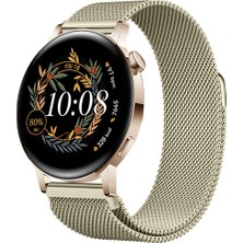 Huawei Watch Gt3 42MM Gt2 42MM Uyumlu Kordon Manyetik Milanese Loop Metal Kordon