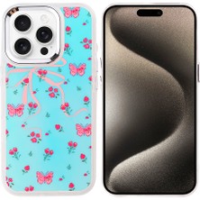 iPhone 15 Pro Kılıf Airbag Tasarımlı Znth Hadra Kapak - Kelebek