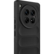 Infinix Zero 40 5g Kılıf Esnek Tpu Oyuklu Arka Yüzey Tasarımlı Mbtk Etnik Silikon Kapak - Lacivert