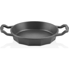 Dodeca -3725 - Tek Parça, 20 Cm, Bio Granit, Döküm, Sahan, Antrasit Gövde