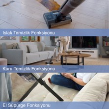 Fakir Wd 9 Pure Clean 3 In 1 Islak Kuru Dikey Şarjlı Süpürge