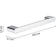 Azzorre Havluluk, Uzun, 34.5cm - Krom