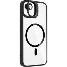 Adige iPhone 16E Kılıf Etro Standlı Kamera Lens Koruyucu Hediye Siyah