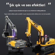 Star Clothes Ekskavatör 1/60 Alaşım Modeli Ses ve Işık Oyuncak Modeli Çocuk Süsleri (Yurt Dışından)