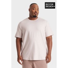 Süperlife Erkek Büyük Beden Bisiklet Yaka Tshırt SPRBTS10