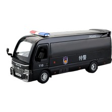 Star Clothes Ekmek Polis Arabası 1/32 Ses ve Işık Alaşımlı Araba Modeli Oyuncak (Yurt Dışından)