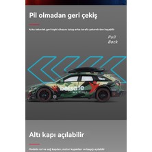 Star Clothes 1 Ila 24 Audi Rs6 Modifiye Edilmiş Ses ve Işık Geri Tepme Oyuncak Araba (Yurt Dışından)