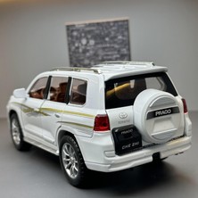 Star Clothes Alaşım Araba Modeli 1:24 Toyota Prado Arazi Aracı Süsleri (Yurt Dışından)