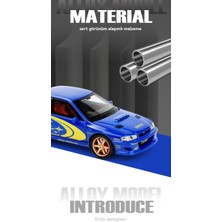 Star Clothes 1:32 Subaru Panther Ralli Araba Yarışı Ses ve Işık Oyuncak Modeli (Yurt Dışından)