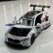 Star Clothes 1:32 Bmw M8 Spor Araba Yarış Pisti Sürümü Ses ve Işık Oyuncak Araba Müzik Modeli (Yurt Dışından)