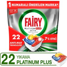 Fairy Platinum Bulaşık Makinesi Kapsülü 96 Yıkama Limon Kokulu