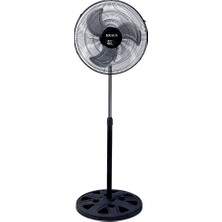 Kraus 3in1 18” Metal Pervaneli Sanayi Tipi Ayaklı Vantilatör 90W