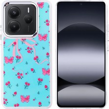 Redmi Note 14 5g Kılıf Airbag Tasarımlı Gkm Hadra Kapak - Kelebek