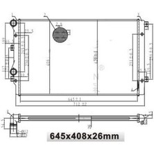 Mga 80179 Su Radyatoru-Brazıng Vw Caddy 04-11 Golf 04-09 Passat 06-15 A3 04-08 Leon 06-12