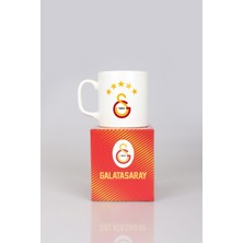 Galatasaray Dekomus Lisanslı Premıum Galatasaray 500 ml Çelik Termos ve 5 Yıldızlı Kupa Seti