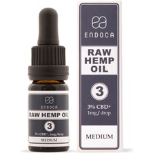 Endoca Medium Raw Cbd %3 Hemp Oil 10 ml