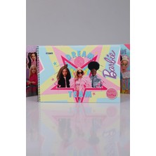 Dekomus Ile Lisanslı Barbıe Resim Defteri 17X24 cm 15 Yaprak