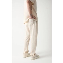 Waffle Desen Baggy Pantolon
