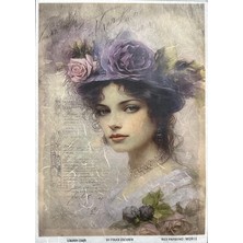 Lineart Pirinç Dekopaj Kağıdı MOR15