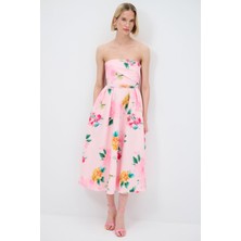 adL Dantelli Mini Elbise