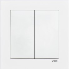 Viko Karre 55 Serisi Komütatör + Komple Beyaz - 90940083