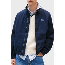 Tommy Jeans Regular Fit Dik Yaka Logolu Su Itici Ceket Erkek Mont DM0DM21929 C1G
