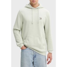 Tommy Jeans Logolu Pamuklu Regular Fit Kapüşonlu Sweat Erkek Sweat DM0DM20258 M1C