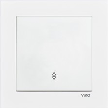 Viko Karre 55 Serisi C1 Mekanizmalı Vavien Anahtar Beyaz - 90940004