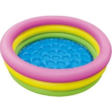 Katremia Store Katremia Mia 150X30 cm Şişme Tabanlı Bahçe Plaj Aile-Çocuk Havuzu ( Yükseklik30 Cm) 