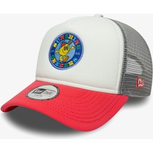 New Era Multi Patch Trucker Neyyan Çocuk Pembe Şapka.-