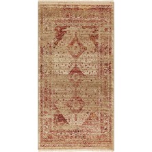 Madame Coco Orient Simone Halı - 76x150 cm - Bej/Kemik
