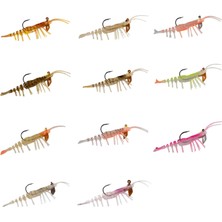 Han Fish Teke Shrimp 7.5 cm 7 gr Silikon Karides Teke TK-516 Pink Shrimp