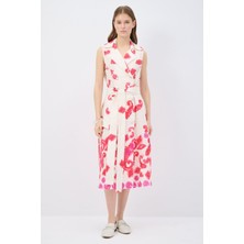 adL Desenli Gömlek Elbise