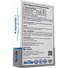 RCFARMA Ligone Magnezyum Sıtrat Complex (P-5-P) 60 Tablet