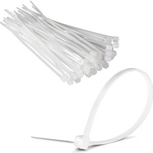 3,5*300 Plastik Kelepçe - Tork -BEYAZ(1000 Adet)