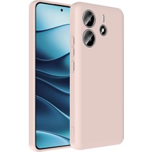 Redmi Note 14 4g Kılıf Kamera Korumalı Kartlık Hazneli Tdom Vitra Kapak - Pembe