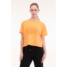 Lumberjack Wl Hoshı 11F214 5fx Turuncu Kadın Kısa Kol T-Shirt