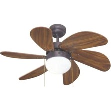 VANTİ-KCF280-AVİIZELİ Ahşap Vantilatör 60 Watt Sptgl